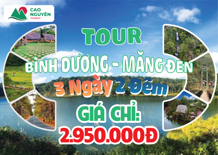 Tour Bình Dương - Măng Đen 3 ngày 2 đêm