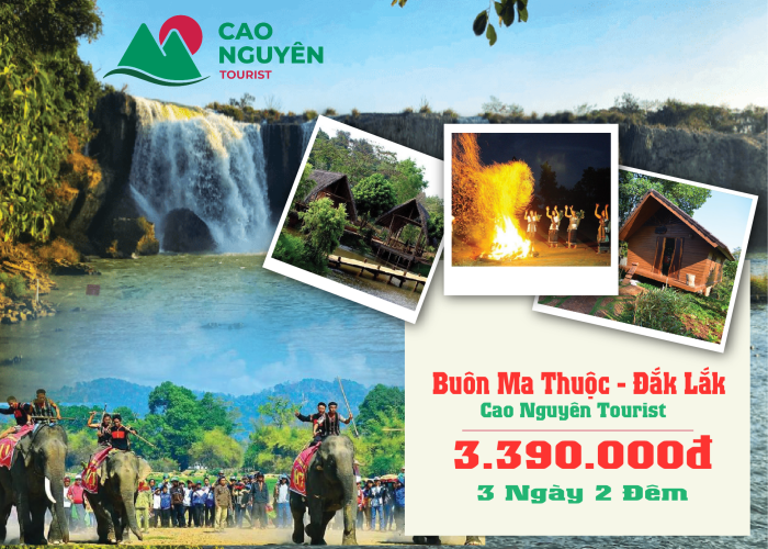 Tour Buôn Ma Thuột - Đắk Lắk 3 ngày 2 đêm