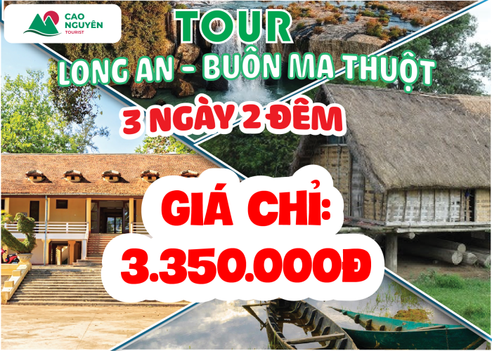 Tour Buôn Ma Thuột khởi hành từ Long An