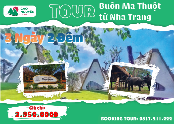 Tour Buôn Ma Thuột từ Nha Trang - Trọn Gói 3 ngày 2 đêm