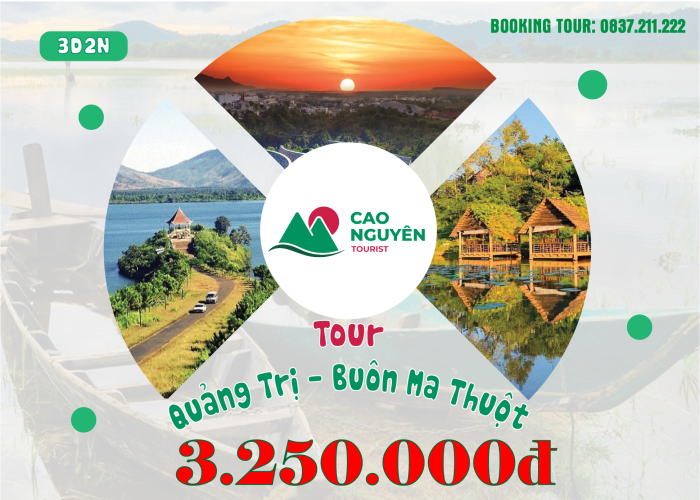 tour Buôn Ma Thuột từ Quảng Trị [3 ngày 2 đêm]