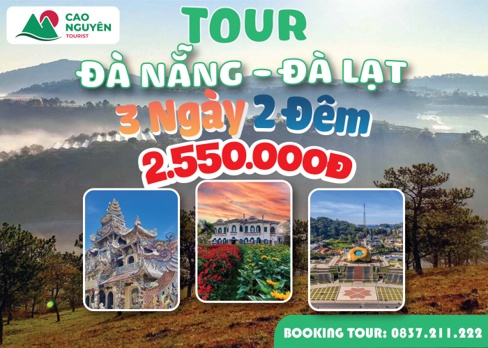 Tour Đà Nẵng Đi Đà Lạt 3 Ngày 2 Đêm