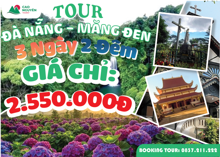 Tour Đà Nẵng - Măng Đen 3 Ngày 2 Đêm