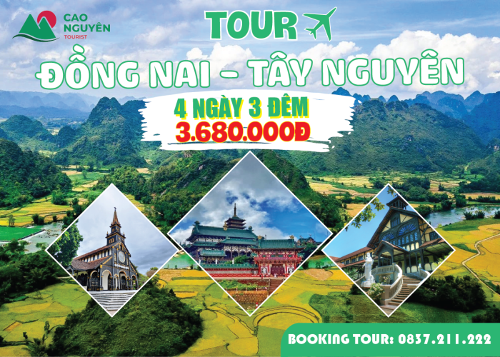 Tour Đồng Nai đi Tây Nguyên 4 ngày 3 đêm