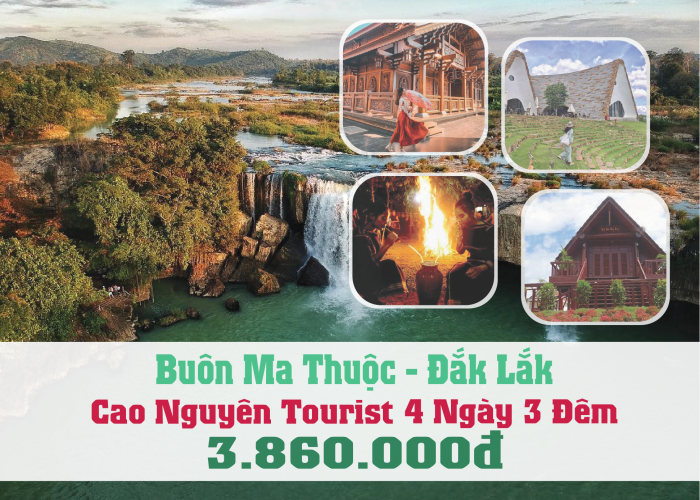 Tour du lịch Buôn Ma Thuột - Đắk Lắk 4 ngày 3 đêm