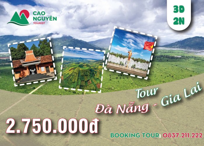 Tour Gia Lai từ Đà Nẵng (Tour đi 3 ngày 2 đêm)