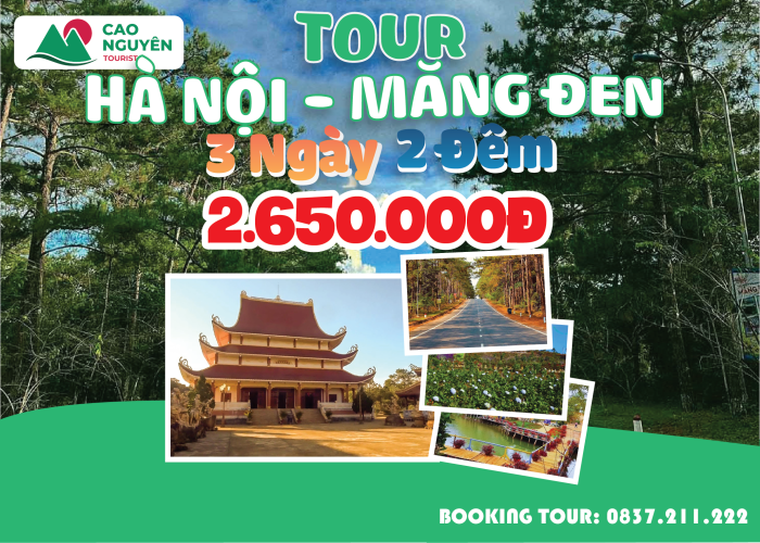 Tour Hà Nội Măng Đen 3 Ngày 2 Đêm