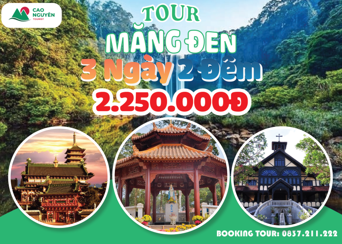 Tour Măng Đen 3 ngày 2 đêm [Trọn Gói + Khởi hành hàng tuần]