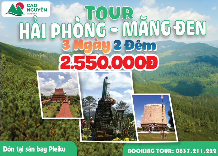 Tour Măng Đen Khởi Hành từ Hải Phòng (3 ngày 2 đêm)