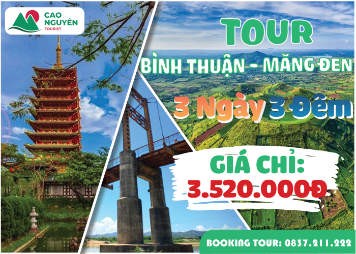 Tour Măng Đen Từ Bình Thuận 3 ngày 3 đêm