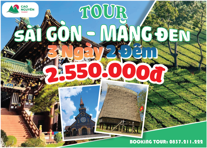 Tour Măng Đen từ Sài Gòn [Trọn Gói 3 ngày 2 đêm]