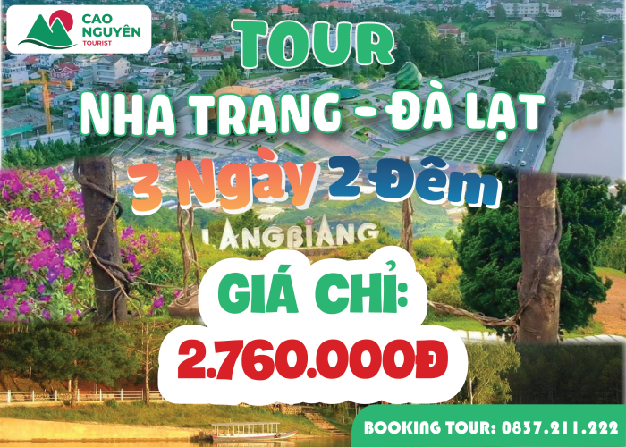 Tour Nha Trang đi Đà Lạt 3 ngày 2 đêm