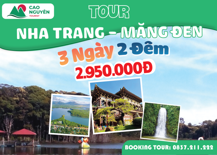 Tour Măng Đen từ Nha Trang [trọn gói 3 ngày 2 đêm]