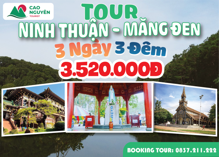 Tour Ninh Thuận Măng Đen 3 ngày 3 đêm