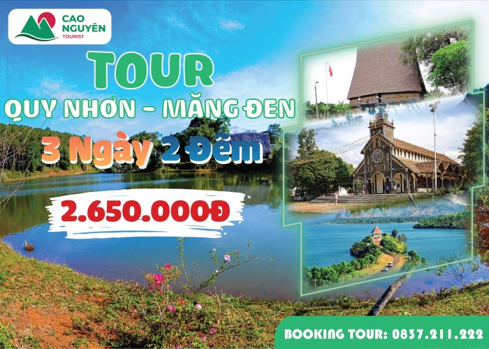 Tour Quy Nhơn Măng Đen 3 ngày 2 đêm