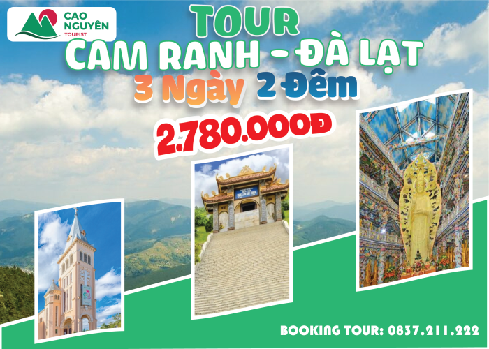 Tour từ Cam Ranh đi Đà Lạt 3 ngày 2 đêm