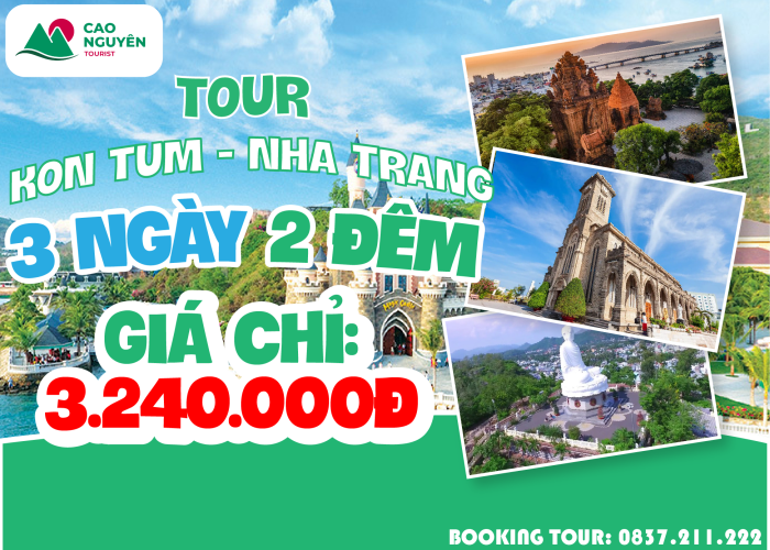 Tour từ Kon Tum đi Nha Trang