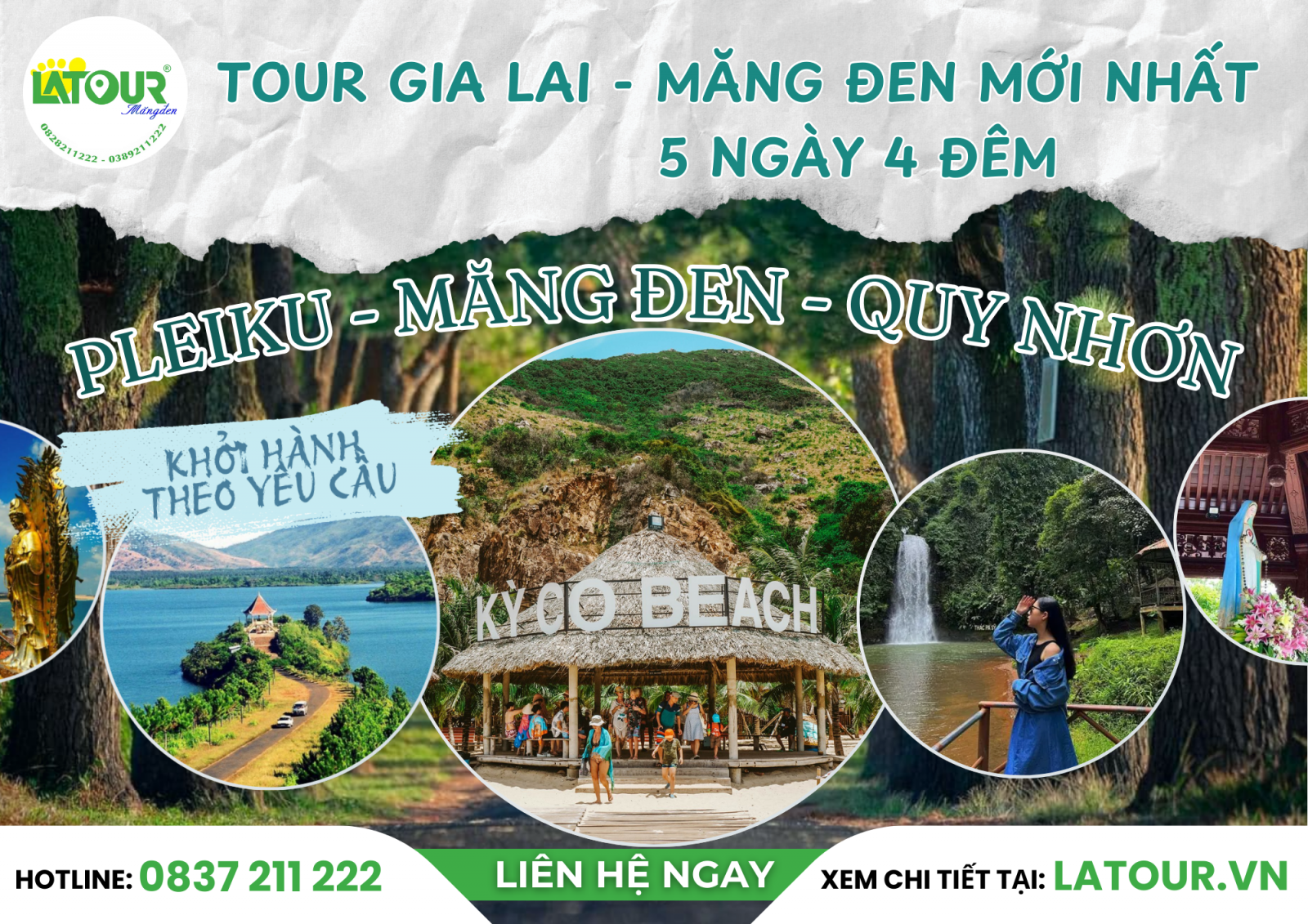 Tour Gia Lai - Măng Đen - Quy Nhơn 5 Ngày 4 Đêm