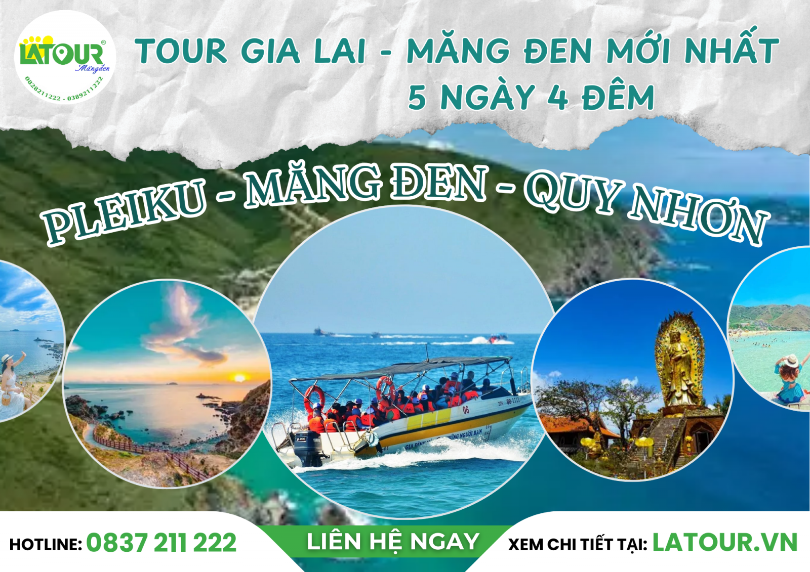 Tour Gia Lai - Măng Đen - Quy Nhơn 5 Ngày 4 Đêm