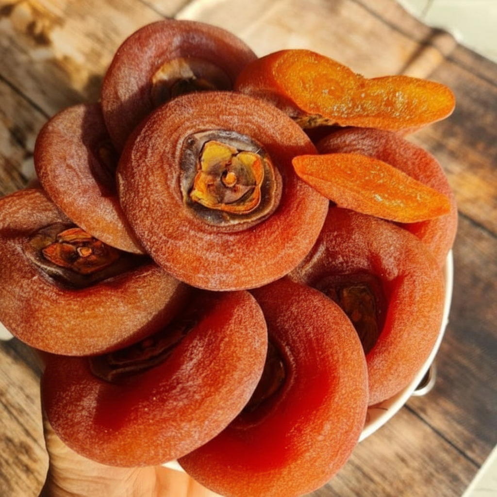 Hồng sấy dẻo nguyên trái, Hồng treo gió nguyên trái, Hồng sấy Đà Lạt nguyên trái, Quả hồng sấy dẻo, Hồng treo gió Đà Lạt