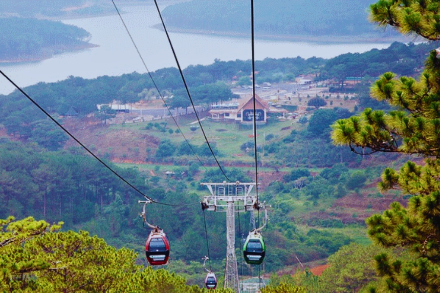 Dalat Cable Car view Dalat Cable Car view