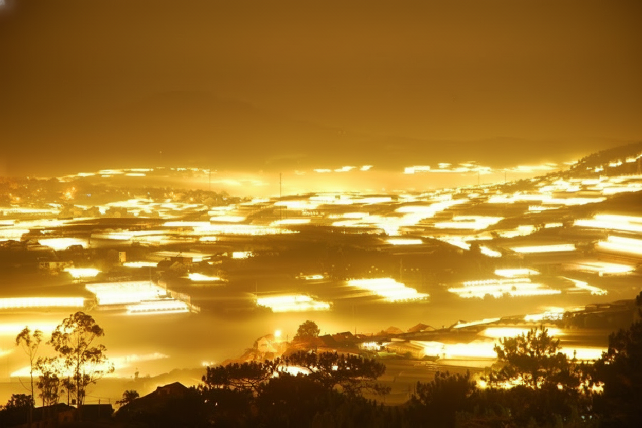 Trại Mát Đà Lạt về đêm Trại Mát Đà Lạt về đêm