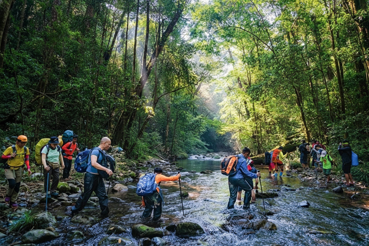 Phong cảnh núi rừng Bidoup Núi Bà