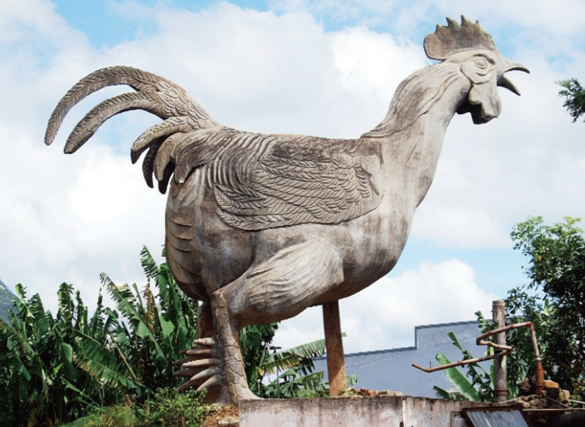 Tượng Gà Chín Cựa Đà Lạt