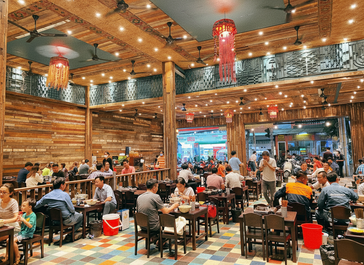 Quán lẩu bò đông khách Quán lẩu bò đông khách